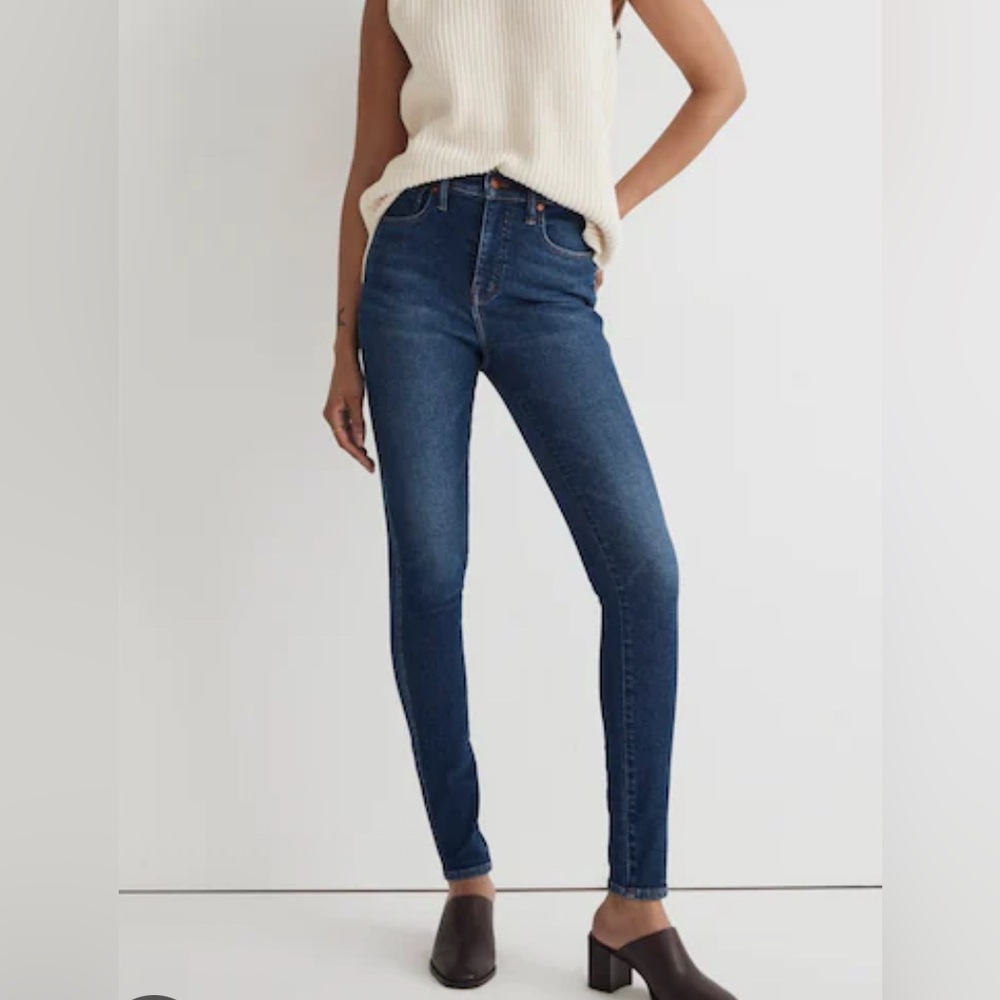 Madewell High-Rise Skinny Jeans Dark Wash Women’s Size 31